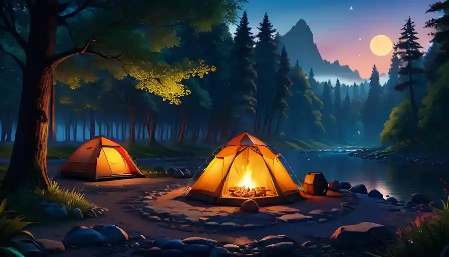 Dream About Camping on a Riverbed