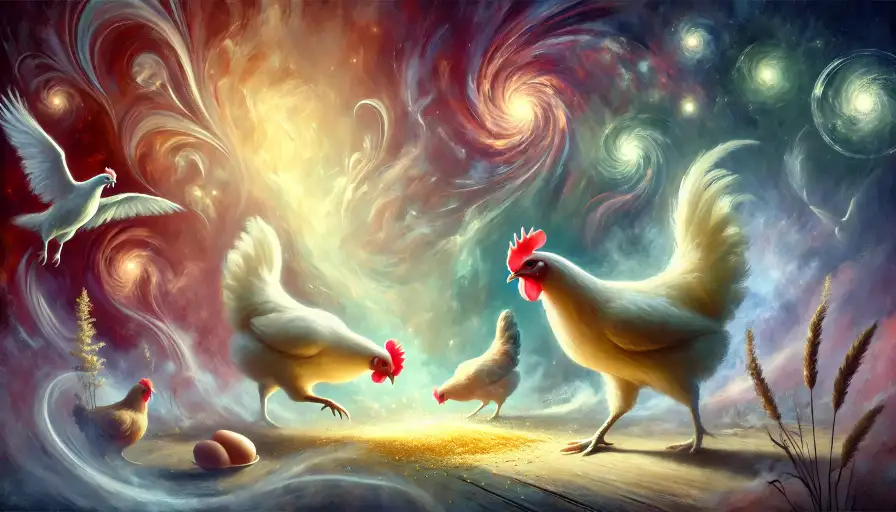 Dream About Chickens Pecking Feed