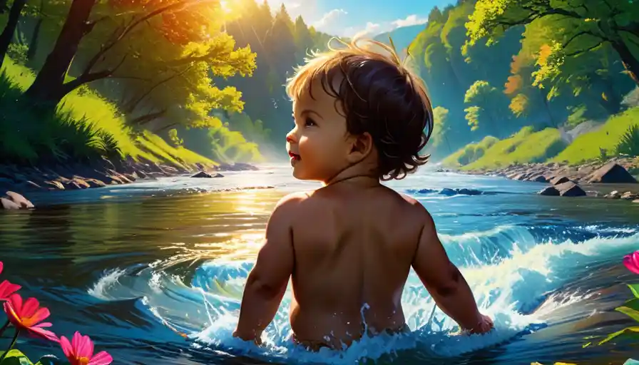 Child Swept Away by Water in a Dream