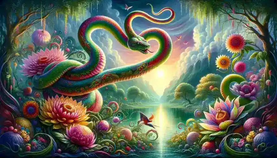 Dream About Colorful Snake