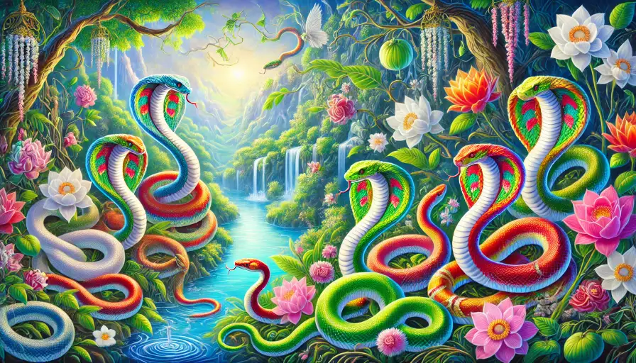 Dream About Colorful Snakes