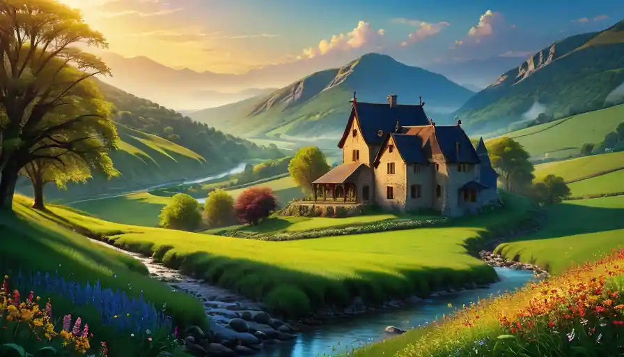 Dreaming About Countryside Scenery