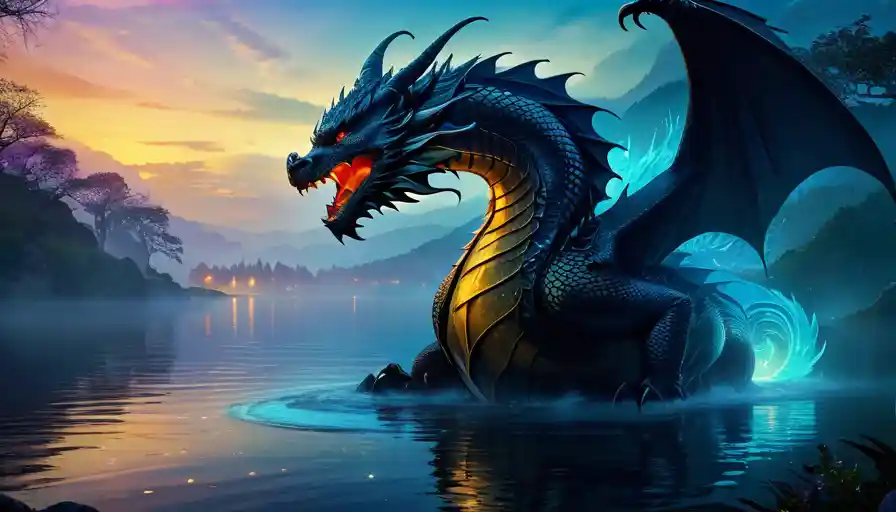 Dream About Dragon Entering Water