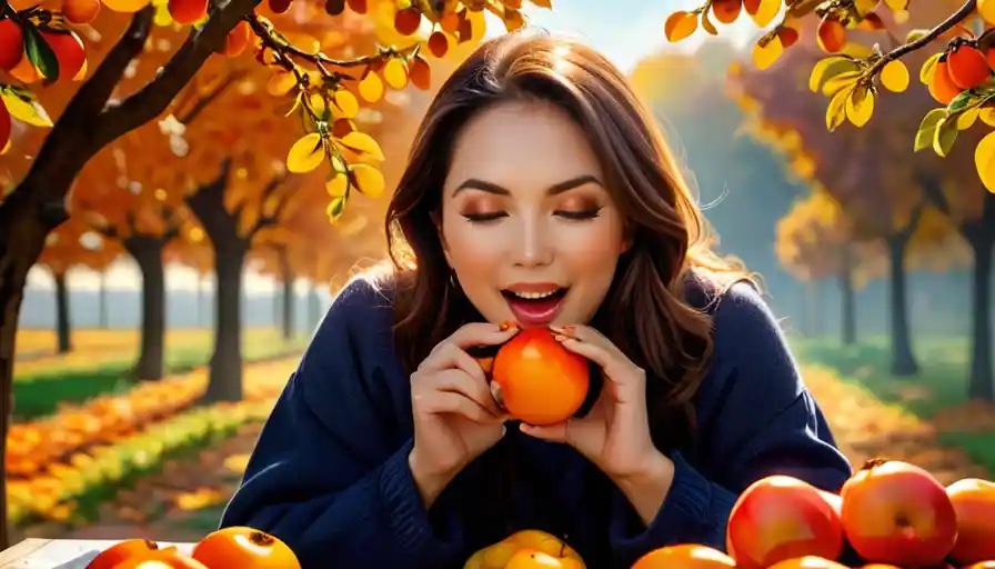 Dreaming About Eating Persimmons