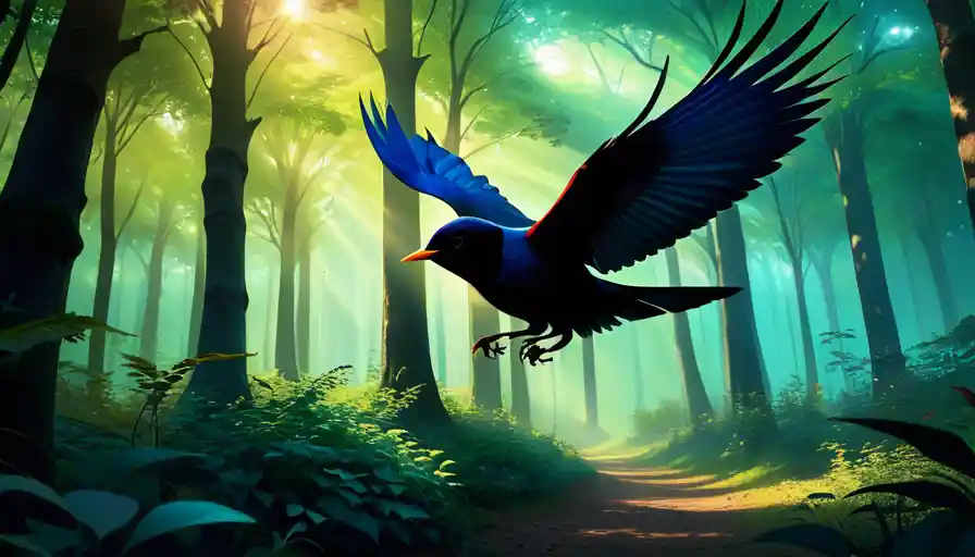 Dream About Flying Like a Bird in the Forest