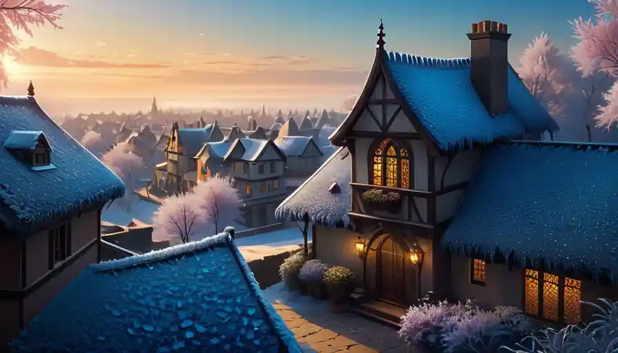 Dream About Frost on Rooftops