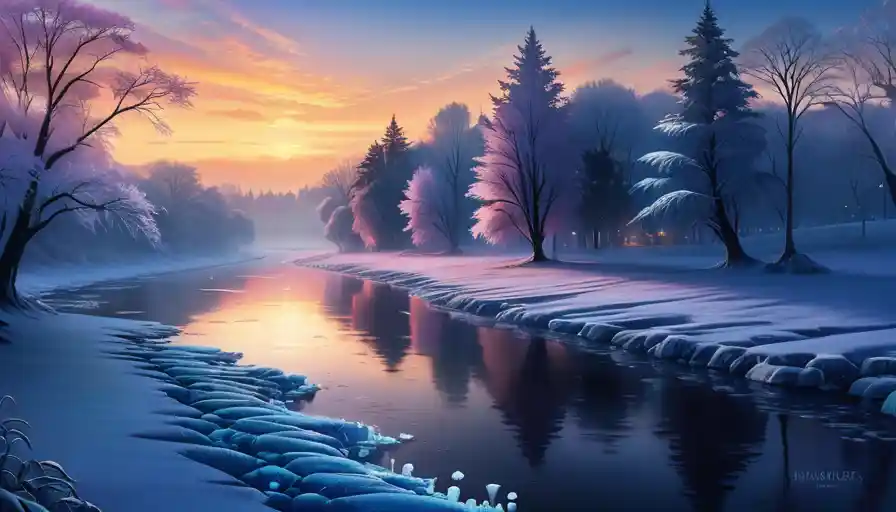 Dream About Frozen River