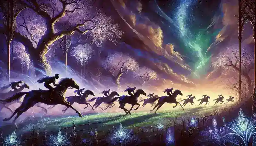 Dream Interpretation of Horse Racing with Many People