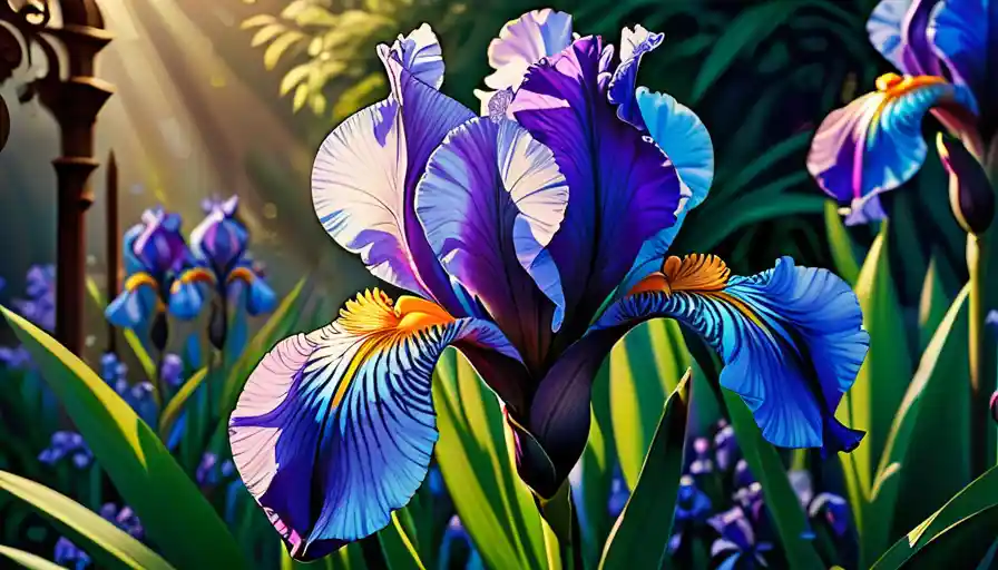 Dreaming of Iris Flower