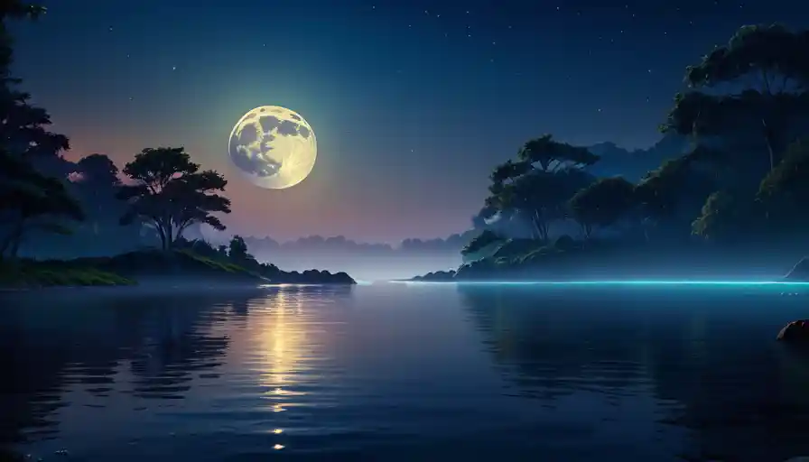 Dream About Moon Entering Water