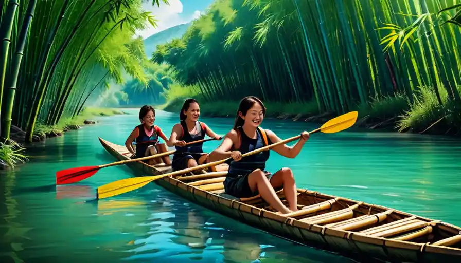 Dream About Rowing Bamboo Rafts