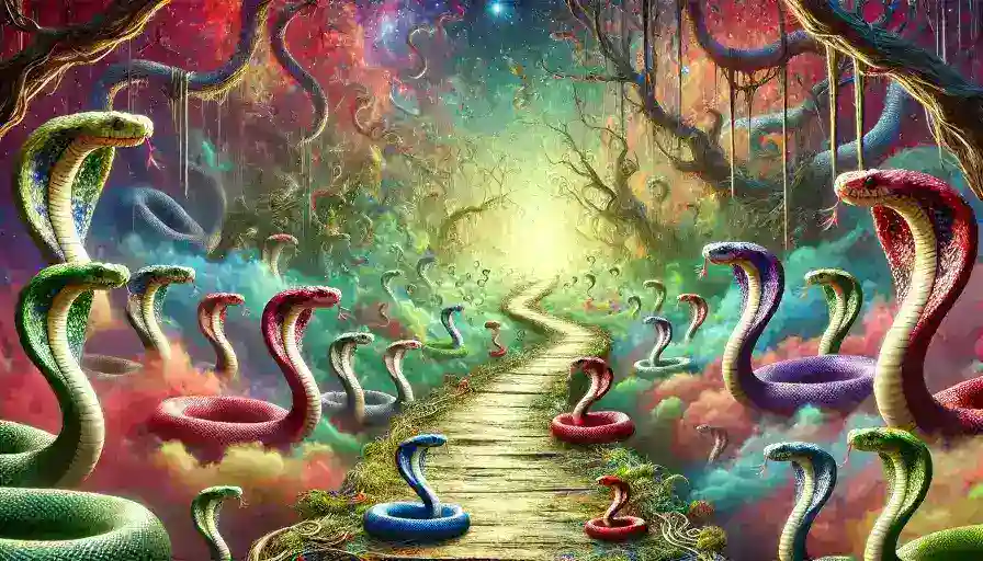 Dream About Many Snakes Blocking Your Path