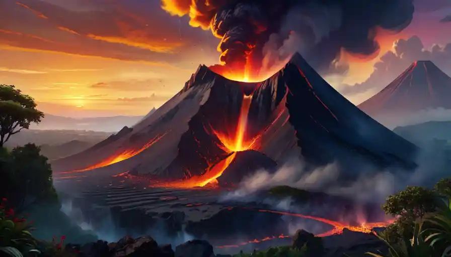 Dream About Volcano Eruption Destroying Home