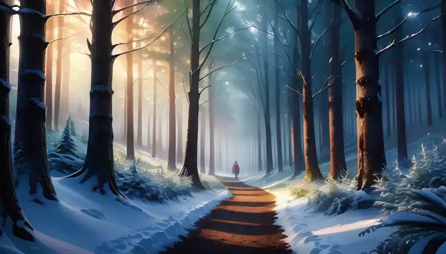 Dream About Walking in a Snowy Forest