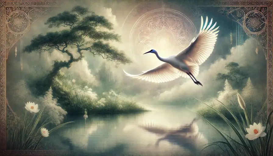 Dream About White Crane